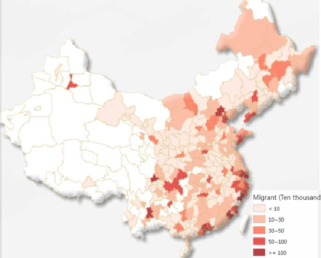 人口流动多的城市_中国十大流动人口最多的城市,排首位的以女性为主