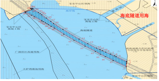 前海-宝中规划新增一条海底隧道,前海湾将成最繁忙海底